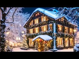 Heavy Snowfall In Zurich City Switzerland 🇨🇭 Lucy Christmas lights on Bahnhofstrasse