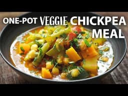 One Pot CHICKPEA VEGETABLE Recipe | Easy Vegetarian and Vegan Meals | Chickpea Recipes