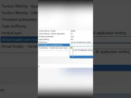 Nvidia Virtual Reality Pre-Rendered Frames 1 or 4 | Maximum Pre Rendered Frames Nvidia Control Panel