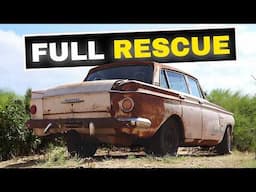 RAT INFESTED: Reviving A Locked Up 1962 American Rambler | Will It Run After 50 Years? | Turnin Rust