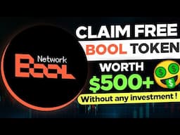 Get Free $BOOL Token Airdrop Worth $500 Without Any Investment | Free $500 For Each Person