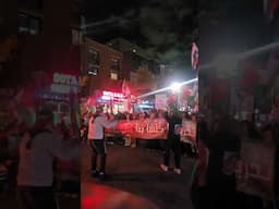 Montreal Tonight! Huge Crowds, Streets Blocked Off in my hood #montreal