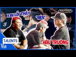 Hậu Trường Rap Việt - MANBO, Billy100 rén ngang khi thầy Karik "dặn dò" lúc rehearsal