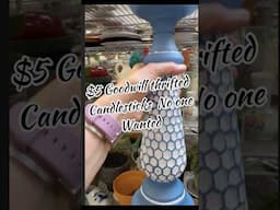 Candlestick makeover w metallic paint-showstoppers! #thriftydecor #goodwillfinds #ChristmasDecor