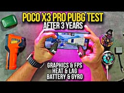 POCO X3 PRO PUBG Test in 2024 After 3 Years | Graphics | 90fps | Heat & Lag | Gyro | Battery | Price