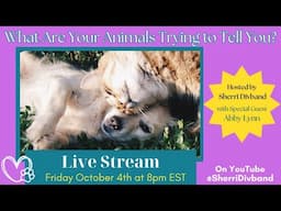 What Are Your Animals Trying to Tell You? Hosted by Sherri Divband