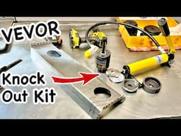 📦 VEVOR Punch Knock Out Kit 🔥 Finishing Custom Hot Rod Panels