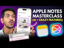 iPhone Notes App Tricks for 10X Productivity - Apple Intelligence in Notes - Never Seen Before!! 🤯🤫🔥