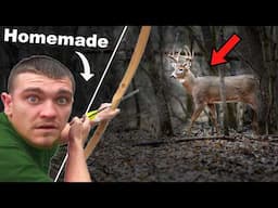 I Hunted Deer with a Homemade Bow!