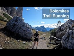 POV Lofi Trail Running in the Dolomites Italy // Relaxing Music