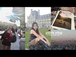 PARIS VLOG 🥐 cute cafes, thrifting, watching 2024 Olympics, 3-day itinerary, being a tourist˚｡୨୧˚