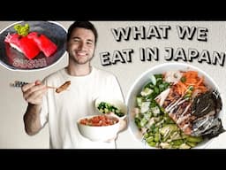 WHAT WE EAT IN A WEEK IN JAPAN 🍜  | realistic dinners, sushi, ramen, home cooked meals |