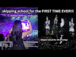 skipping school for the FIRST TIME EVER! | watching GUTS tour manila, burn out, and more! 🎀