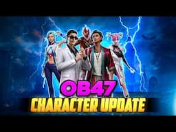 AFTER ( OB47 ) TOP-8 CHARACTER SKILL CHANGED AND FREE FIRE INTRODUCE NEW CHARACTER ( KODA ) 🔥