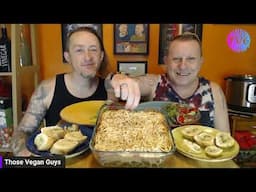 Saturday Night MUKBANG - Pasta Bake, Salad & Garlic Bread 🏳️‍🌈