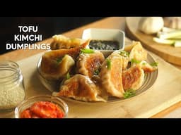 How to cook Tofu Kimchi Dumplings | Tasty Tofu Recipe