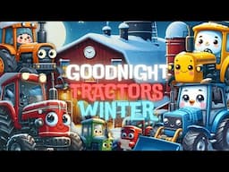 Goodnight Tractors Winter 🚜🌙 THE PERFECT Bedtime Story for Babies and Toddlers with Calming Melodies