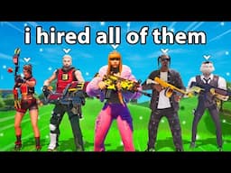 I Hired EVERY *BOSS* In Fortnite