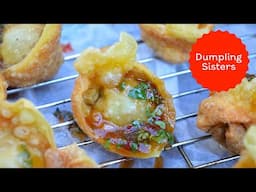 Fried Wontons with Sweet and Sour Sauce | DUMPLING SISTERS