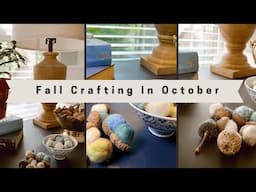 Fall Crafting In October~Cozy Fall Crafting~Budget Friendly and Easy Fall Crafting~Fall Craft Ideas