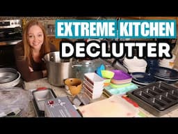 EXTREME declutter of my entire kitchen!