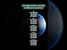 Here's a quick look at pension savings by age in different countries #RetirementPlanning #Pension