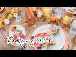 THANKSGIVING TABLE 2024 // SETTING THE TABLE FOR THANKSGIVING // CHARLOTTE GROVE FARMHOUSE