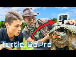 We Put a GoPro on a Snapping Turtle!