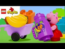 Les courses du casse-croûte🛒🥕🍓| Peppa Pig Tales | LEGO® DUPLO | LEGO® Little Ones