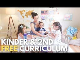 Our NEW Homeschool Curriculum Choices 2023-24 // Kinder + 2nd Grade