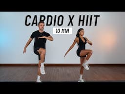 10 MIN CARDIO HIIT WORKOUT - ALL STANDING - Full Body, No Equipment, No Repeats