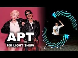 Apt Light Show Dance (Rosé | Bruno Mars) - Poi Performance by Drex