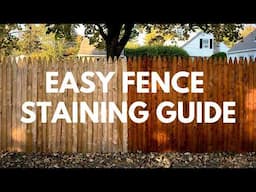 How to Stain a Fence with DEFY Extreme | Best Water-Based Wood Stain for Long-Lasting Protection