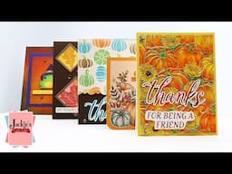 Using Watercolors, Pencils & Inks to Create Autumn Cards | Spellbinders September Clubs