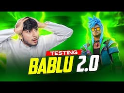 Testing Bablu Don 2.0 😳 || Sab ko Pel Dega Ye Don 😎