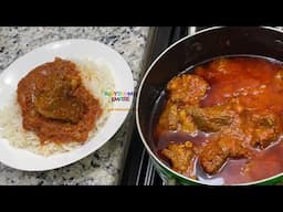 MUST YOU ALWAYS FRY THE BEEF FOR YOUR NIGERIAN STEW ? HAVE TRIED THIS METHOD ?