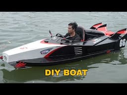 Full 60 Days I Build My Own Boat Like an F1 Supercar From Jetski Scraps