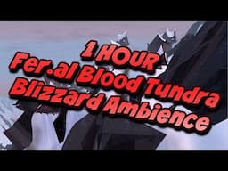 1 HOUR | Fer.al Blood Tundra | Blizzard Ambience SFX