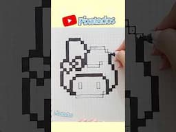 🎨DIBUJANDO a MY MELODY en PIXEL ART - PIXELADOS