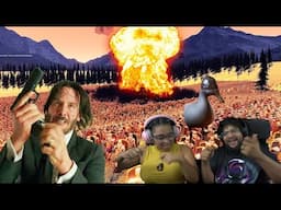 ULTIMATE BATTLE SIMULATOR 2| BATTLE DUCKS AND KEANU REEVES !