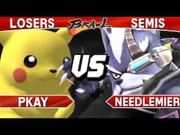 Smash Brawl - pkay (Pika) vs Needlemier (Wolf) - Riptide 2024 Losers Semis