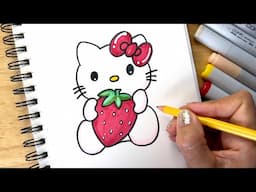 How to draw Hello Kitty