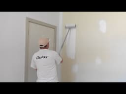 How to paint walls. How to paint a wall using a roller. Best Technique.