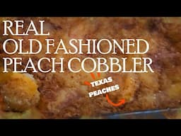 The ULTIMATE Texas PEACH Cobbler