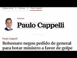 Bomba! Reportagem do Metrópolis prova que Bolsonaro EVITOU o golpe. E agora?