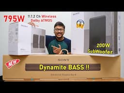 Unboxing My New 1.4 Lakh Sony Dolby ATMOS Home Theater System (2024) 795W Dynamite Sound🔥