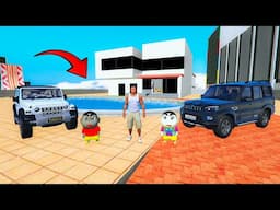 FRANKLIN AND SHINCHAN GOING TO GTA 5 CITY in Indian Bike Driving 3D