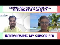 Real SDET Mock Interview | How to Prepare for Automation Testing Role | SoftwareTestingbyMKT