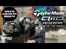 TaylorMade Qi10 Driver Review UPDATE  - results from custom fitting #customfit #Qi10 #taylormadegolf