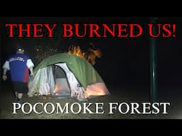 TERRIFYING Camping Experience in Pocomoke Forest Overnight!